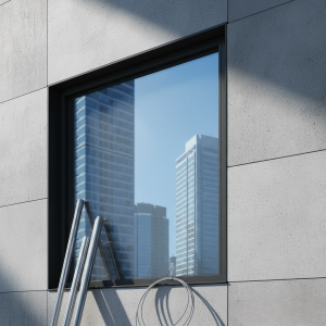 Fiberglass window frame example
