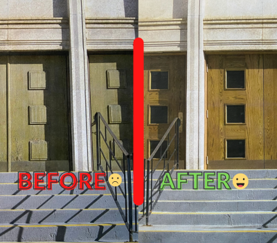 Church Entrance Door Repair