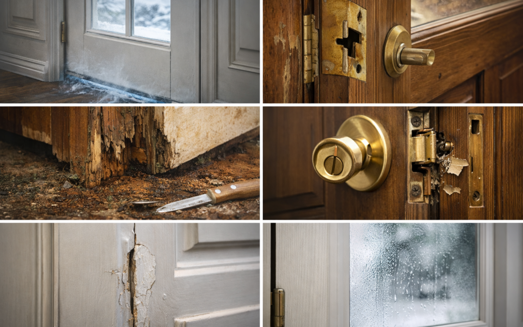 Common Door Problems in Edmonton Homes and When to Repair or Replace Them