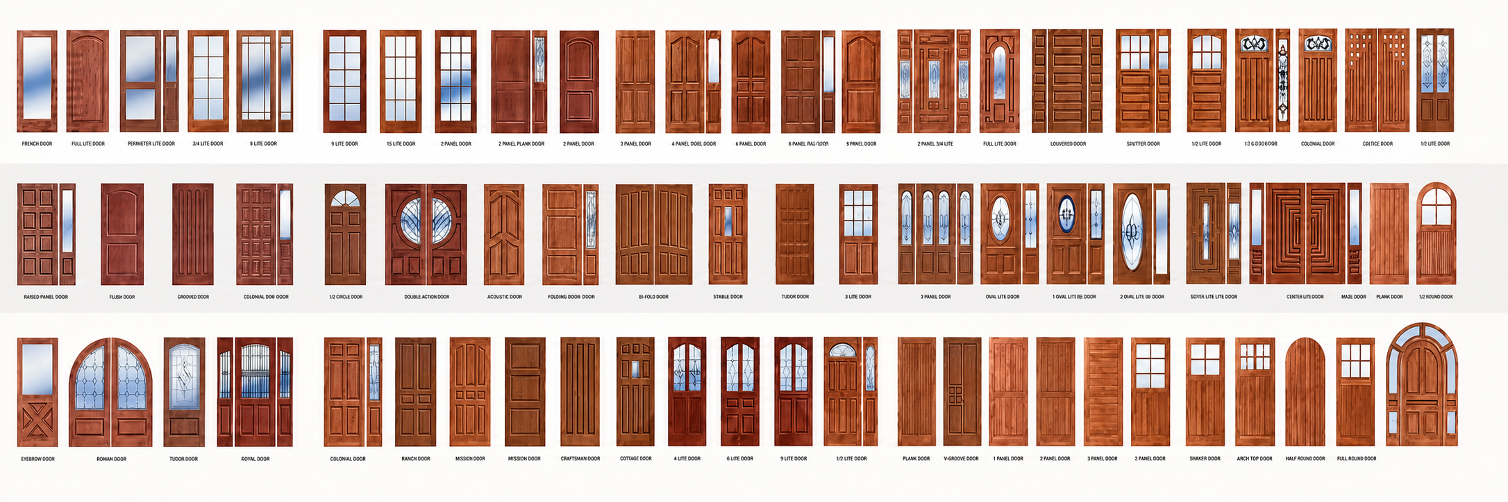 Custom wood doors made for Edmonton homes
